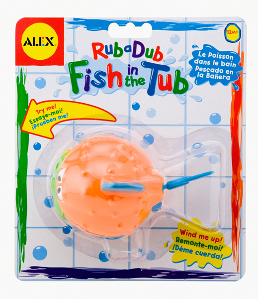 Рыба-ёж (Игрушка для ванны, на блистере), арт. 850, производитель ALEX (Алекс), ISBN 73-1-34608-501-6, № 2