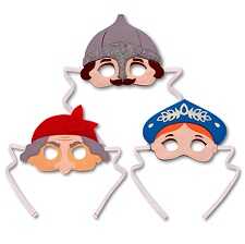 Набор масок Баба-Яга, Богатырь, Василиса, арт. 3189, производитель SANTA LUCIA (САНТА ЛЮЧИЯ), ISBN 462-0-02090-937-2№ 1