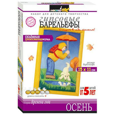 Зима Барельеф гипс, производитель МастерОК, ISBN 460-7-03326-274-8, № 1