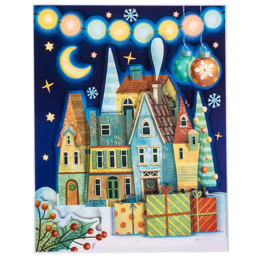 3Д аппликация. Новогодний городок, арт. 4224, производитель Дрофа-медиа, ISBN 463-0-19687-607-1, № 3