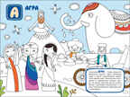 Поиграем в города, книга-раскраска с наклейками, производитель МОЗАИКА kids , ISBN 978-5-43151-316-9, № 3