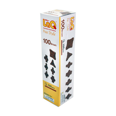 LAQ FREE STYLE 100 BROWN Конструктор, 100 деталей, производитель LAQ, ISBN 495-2-90700-190-0, № 1