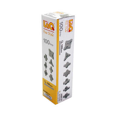 LAQ FREE STYLE 100 GRAY Конструктор, 100 деталей, производитель LAQ, ISBN 495-2-90700-192-4№ 1