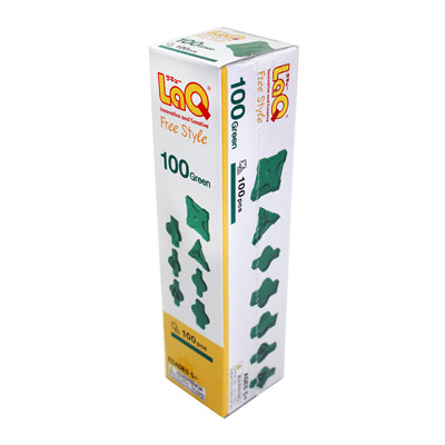 LAQ FREE STYLE 100 GREEN Конструктор, 100 деталей, производитель LAQ, ISBN 495-2-90700-185-6, № 1