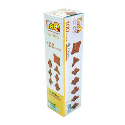 LAQ FREE STYLE 100 ORANGE Конструктор, 100 деталей, производитель LAQ, ISBN 495-2-90700-188-7№ 1