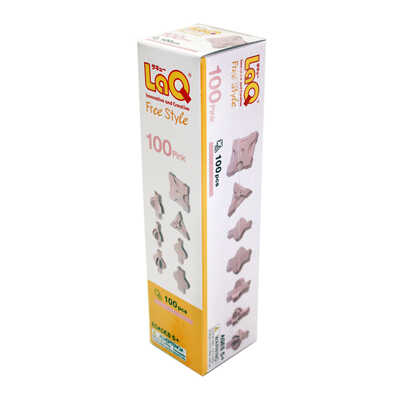 LAQ FREE STYLE 100 PINK Конструктор, 100 деталей, производитель LAQ, ISBN 495-2-90700-186-3№ 1