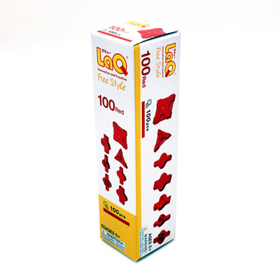 LAQ FREE STYLE 100 RED Конструктор, 100 деталей, производитель LAQ, ISBN 495-2-90700-182-5, № 1