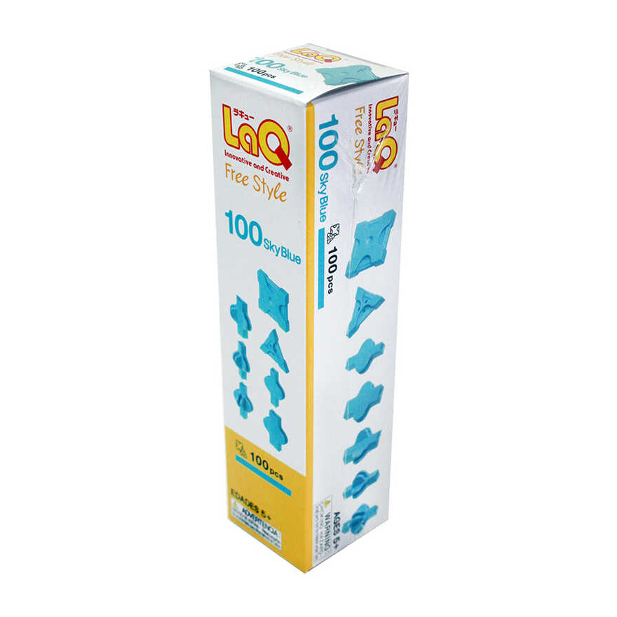 LAQ FREE STYLE 100 SKY BLUE Конструктор, 100 деталей, производитель LAQ, ISBN 495-2-90700-187-0, № 1