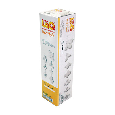LAQ FREE STYLE 100 WHITE Конструктор, 100 деталей, производитель LAQ, ISBN 495-2-90700-191-7, № 1
