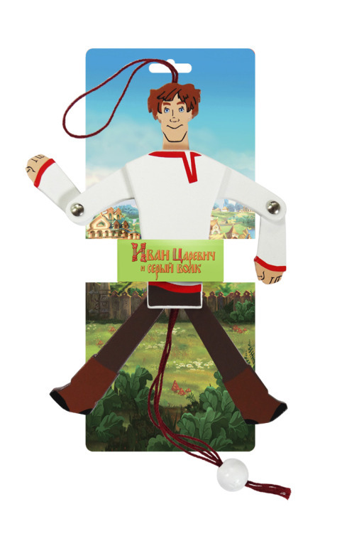 Игрушка деревянная Иван Царевич-дергунчик, арт. 1977688770220, производитель Мельница, ISBN 197-7-68877-022-0, № 1