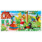 Коврик-пазл Буратино 8 сегментов, арт. FS-BUR, производитель Симбат, ISBN 469-0-59010-323-4, № 1