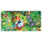 Коврик-пазл Красная шапочка 8 сегментов, арт. FS-RRH, производитель Симбат, ISBN 469-0-59010-322-7, № 1
