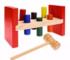 Деревянная игрушка Серии Стучалки с молоточком, арт. ИД-5888, производитель Рыжий кот, ISBN 462-0-12975-888-8, № 1