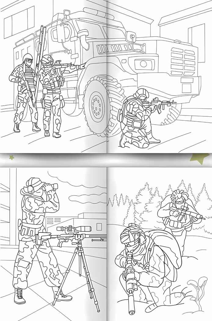 Гвардия России. Раскраска с солдатиком, производитель Проф-Пресс , ISBN 978-5-37834-746-9, № 2