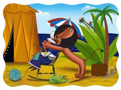 Пазлы Кастор ленд 30 эл. Лиц. Каникулы Бонифация, арт. 3399, производитель Castorland (Касторленд), ISBN 590-4-43890-339-9№ 2