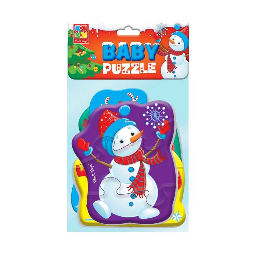 Мягкие пазлы Baby puzzle &quot;Новогодние приключения&quot;, производитель Я РАСТУ ТОЙЗ, ISBN 482-0-23476-091-6, № 1