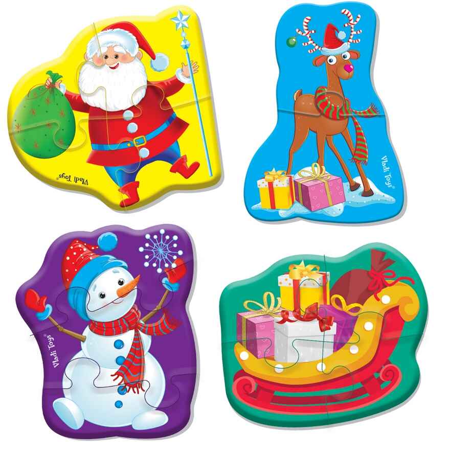 Мягкие пазлы Baby puzzle &quot;Новогодние приключения&quot;, производитель Я РАСТУ ТОЙЗ, ISBN 482-0-23476-091-6, № 2