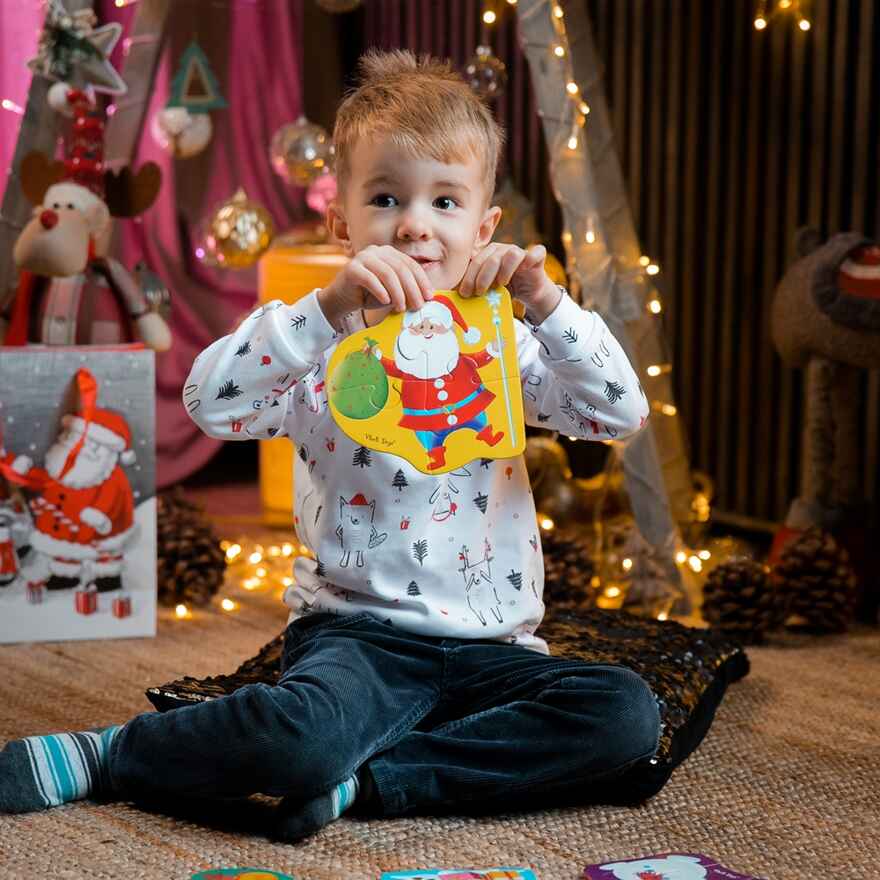 Мягкие пазлы Baby puzzle &quot;Новогодние приключения&quot;, производитель Я РАСТУ ТОЙЗ, ISBN 482-0-23476-091-6, № 3