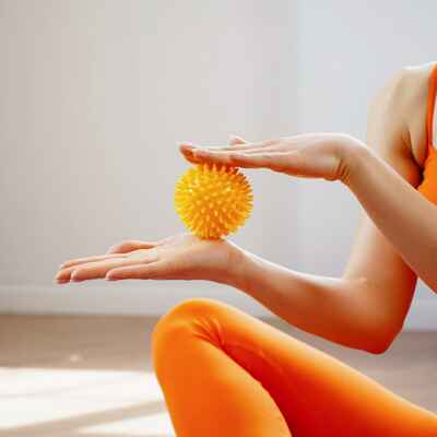 Массажер ежик 7,5 см, желтый, арт. 415816, производитель Sima-land (Сима-Ленд), ISBN 290-4-15816-000-6№ 4