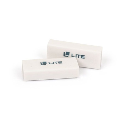 Ластик LITE 45х17х10 мм, ПВХ, белый, арт ERWL, производитель LITE, ISBN 460-2-72308-246-0№ 1