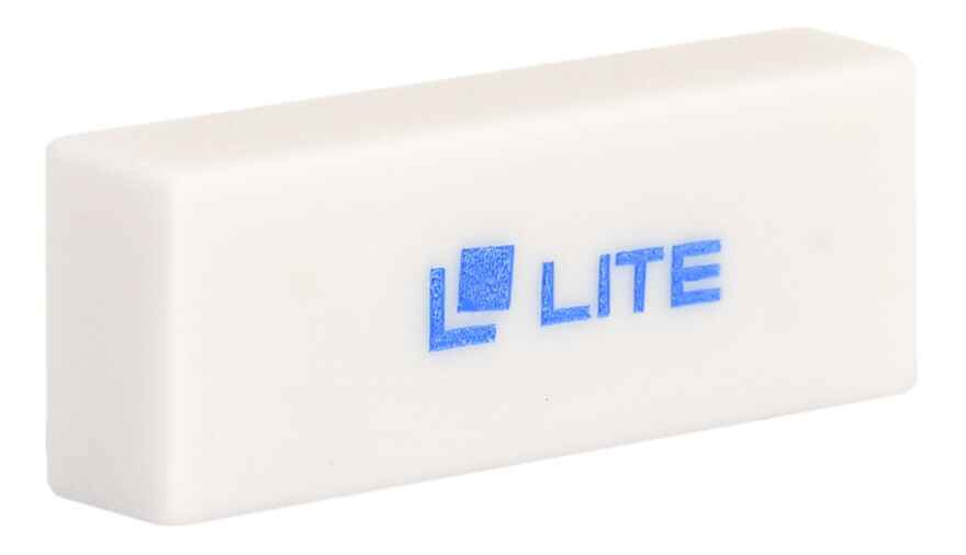 Ластик LITE 45х17х10 мм, ПВХ, белый, арт ERWL, производитель LITE, ISBN 460-2-72308-246-0, № 2