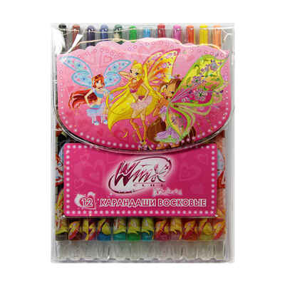 Карандаши восковые TITI-CP-12/W 12цв. пл/уп выкруч. TM Winx (12/72), производитель СервисТорг, ISBN 880-1-07691-030-7№ 1