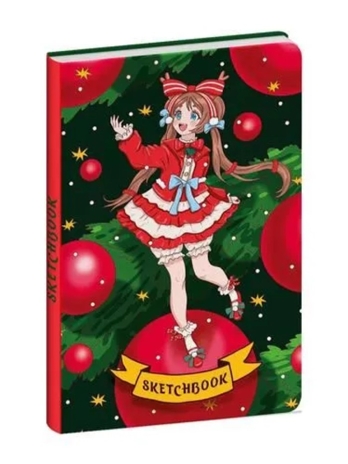 Скетчбук. Аниме новогоднее, производитель Проф-Пресс , ISBN 467-0-15901-251-1№ 1