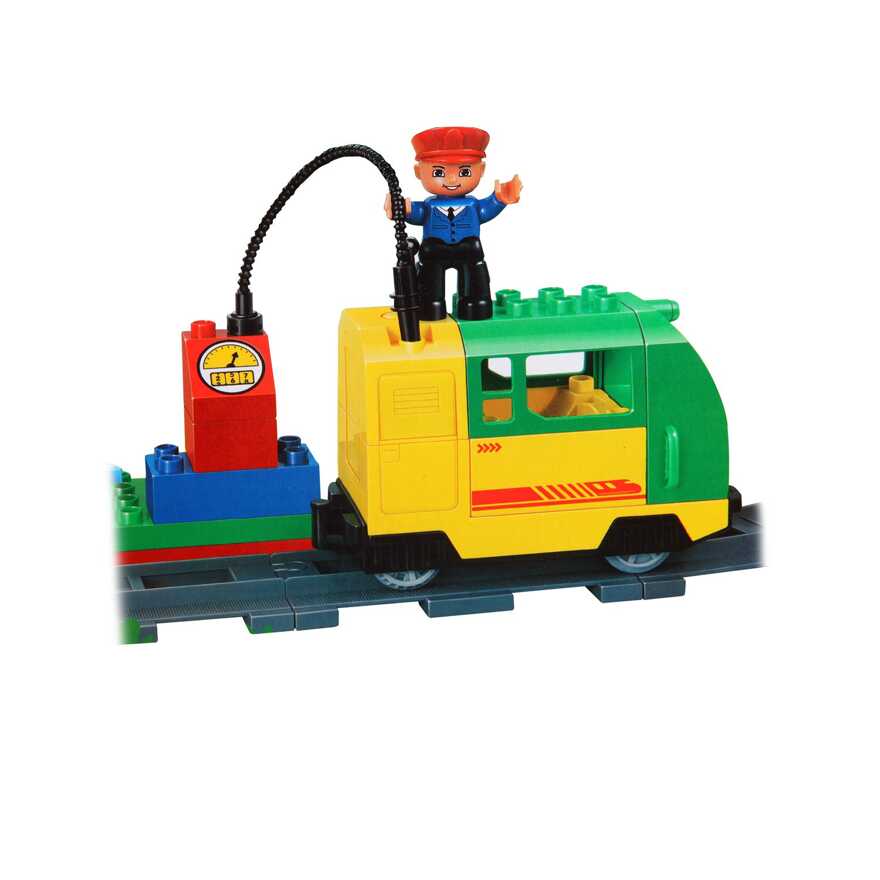 Ж/Д в наборе с конструктором Joy Toy Весёлое путешествие, ВОХ 59х42х12см, арт.2130., производитель Play Smart (Плэй Смарт), ISBN 460-2-01030-809-9, № 3
