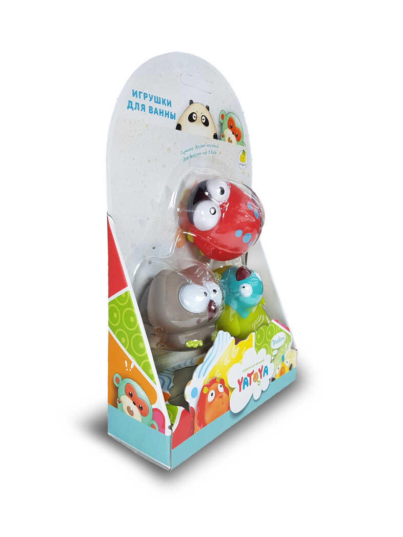 Игрушка для ванной &quot;Лесные жители&quot; 3 шт (винил) YATOYA божья коровка, птичка, сова, производитель ЯиГрушка, ISBN 460-3-76416-613-3, № 4