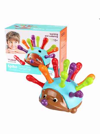 Сортер Ёжик, 14 деталей, арт. Y3826062, производитель Рыжий кот, ISBN 467-0-15904-753-7№ 1