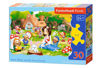 Пазлы Белоснежка и 7 гномов (CastorLand) 30 элементов, арт. В-03495, производитель Castorland (Касторленд), ISBN 590-4-43800-349-5№ 2