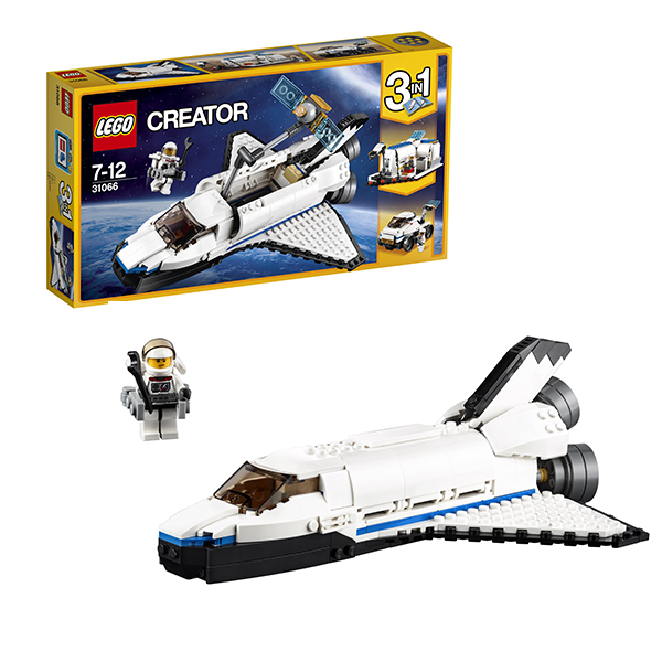 LEGO Creator 31066 Исследовательский космический шаттл, производитель LEGO (ЛЕГО), ISBN 570-2-01586-790-0, № 1