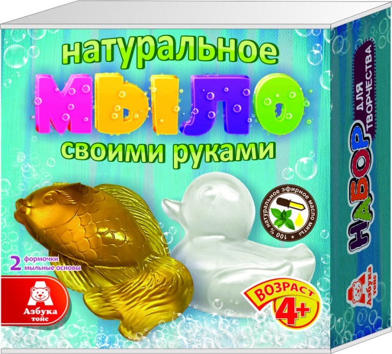Мыло Рыбка и Уточка, арт. М-0010, производитель Азбука тойс, ISBN 463-0-00940-818-5, № 1