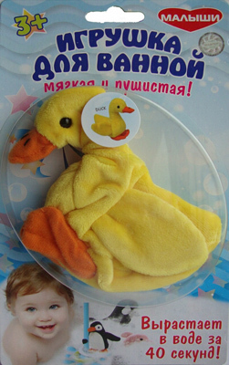 Игрушка для ванной &quot;Уточка&quot;, производитель Dream Makers (Дрим Мейкерс), ISBN 481-2-50104-140-8, № 1
