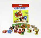 Настольно-печатная игра &quot;Алфавит русский&quot;, производитель Малыши, ISBN 481-4-72200-012-7, № 1