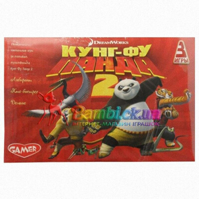 Настольная игра &quot;Кунг-Фу. Панда 2&quot;, производитель Dream Makers (Дрим Мейкерс), ISBN 463-0-00206-524-8, № 1