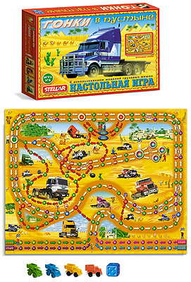 Настольная игра Гонки в пустыне, арт. 01106, производитель Стеллар, ISBN 460-7-03827-085-4, № 1