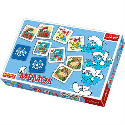 Игра Мемо- Смурфы, арт. 00784T, производитель Trefl (Трефл), ISBN 590-0-51100-784-8№ 1