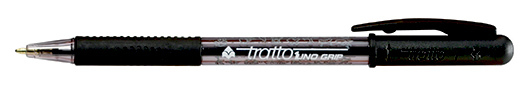 Tratto 1 Grip шариковая ручка с поворотным механизмом, прорезиненной зоной захвата 1мм, черная, арт. 822203, производитель FILA S.p.A. (Фила), ISBN 800-0-82500-165-9, № 1