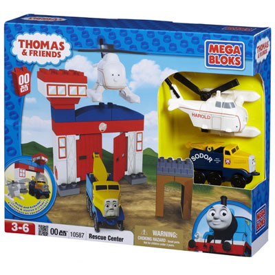 Mega Bloks Набор &quot;Томас и его друзья&quot; (2 фигурки+игровой набор) Набор &quot;Спасательный центр&quot; Арт.10587, производитель Mega Bloks, ISBN 06-5-54110-587-4, № 1