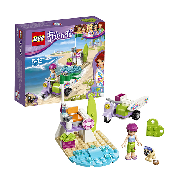 Конструктор Lego Friends «Пляжный скутер Мии», арт. 41306, производитель LEGO (ЛЕГО), ISBN 570-2-01586-623-1, № 1