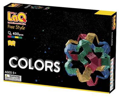 LAQ FREE STYLE COLORS Конструктор, 400 деталей, производитель LAQ, ISBN 495-2-90700-034-7, № 1