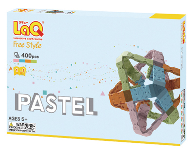 LAQ FREE STYLE PASTEL Конструктор, 400 деталей, производитель LAQ, ISBN 495-2-90700-035-4, № 1