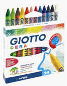 Giotto Восковые карандаши 24 цвета, арт. F282200/282200, производитель FILA S.p.A. (Фила), ISBN 800-0-82505-950-6, № 1
