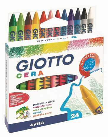 Giotto Восковые карандаши 24 цвета, арт. F282200/282200, производитель FILA S.p.A. (Фила), ISBN 800-0-82505-950-6№ 2