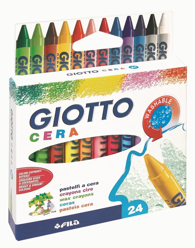 Giotto Восковые карандаши 24 цвета, арт. F282200/282200, производитель FILA S.p.A. (Фила), ISBN 800-0-82505-950-6, № 2