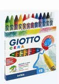 Giotto Восковые карандаши 12 цветов, арт. F281200/281200, производитель FILA S.p.A. (Фила), ISBN 800-0-82505-900-1, № 1