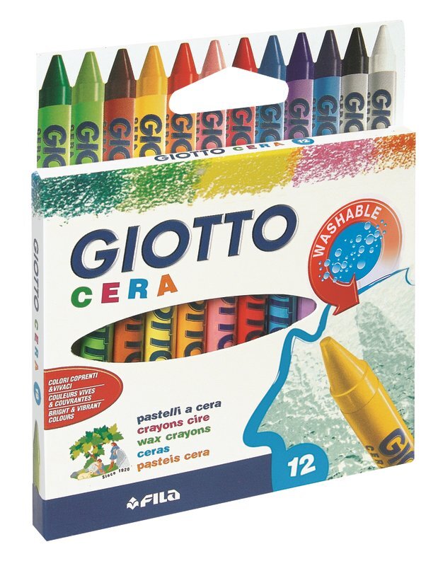 Giotto Восковые карандаши 12 цветов, арт. F281200/281200, производитель FILA S.p.A. (Фила), ISBN 800-0-82505-900-1, № 2