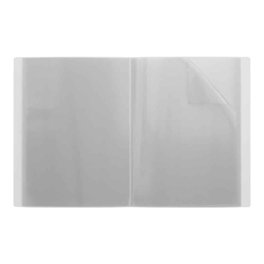 Папка файловая пластиковая с карманом на корешке Diamond Total White, с 20 карманами A4, белый, арт. 55150, производитель ErichKrause® (Эрих Краузе), ISBN 465-0-18455-150-6, № 2