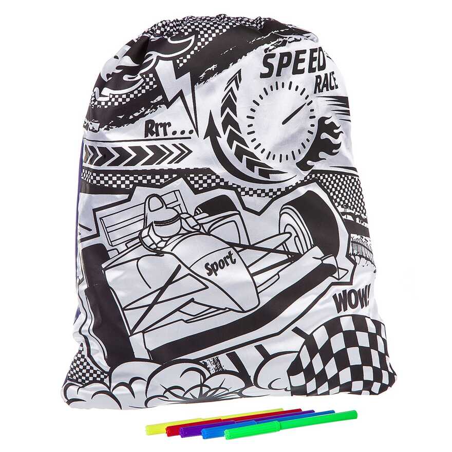 Набор для раскрашивания Я Дизайнер Мешок для сменки для мальчиков , арт. ВВ2299, производитель Bondibon (Бондибон), ISBN 489-5-13602-319-3, № 2